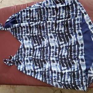 Blue and white Tank Top from Torrid.